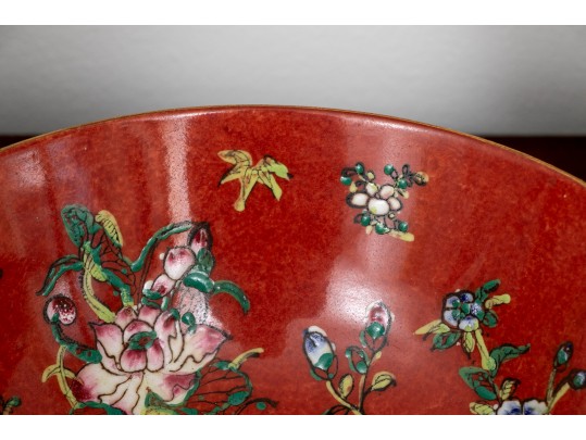 An Assembled Three Piece Asian Inspired Porcelain Garniture 