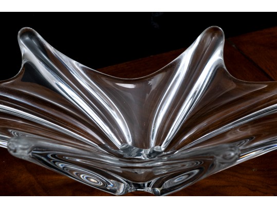 Wondrous French, Baccarat Crystal Freeform Centerpiece