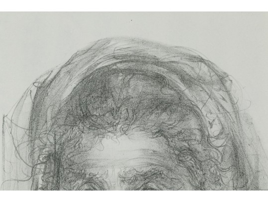 Edna Hibel (American, 1917 - 2014) Pencil Signed Litho, Portrait Of Woman