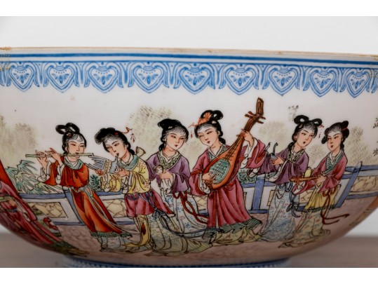Fine Chinese Famille Rose Egg Shell Porcelain Bowl 