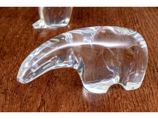 Chic Collection Of French, Baccarat Crystal Animals 