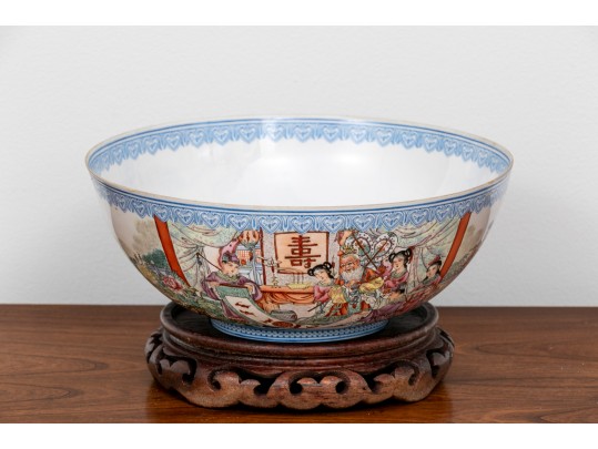 Fine Chinese Famille Rose Egg Shell Porcelain Bowl 