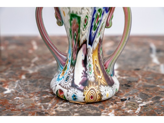 Lot Of Assorted Artisinal Glass Objects D'art, Moser Vase 