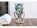 Lot Of Assorted Artisinal Glass Objects D'art, Moser Vase 
