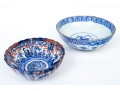 Two Chinese Porcelain Transfer Decorated Bowls