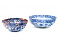 Two Chinese Porcelain Transfer Decorated Bowls