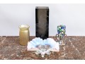 Lot Of Assorted Artisinal Glass Objects D'art, Moser Vase 