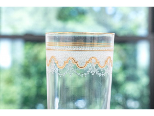 Collection Of 20th Century Semi Antique Gilt Banded Tumblers