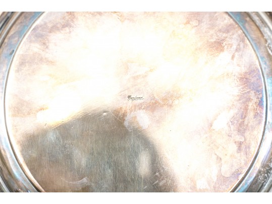 Antique English Silver Plated Biscuit Jar