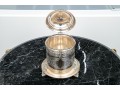 Antique English Silver Plated Biscuit Jar