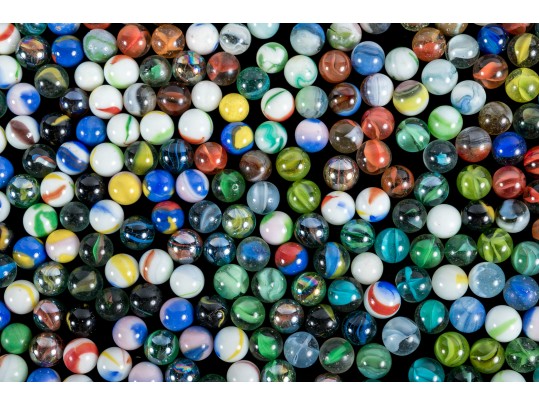 Collection Of Vintage Marbles