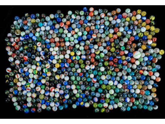 Collection Of Vintage Marbles