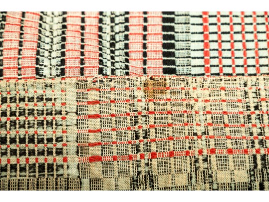 19th Century American Overshot Coverlet