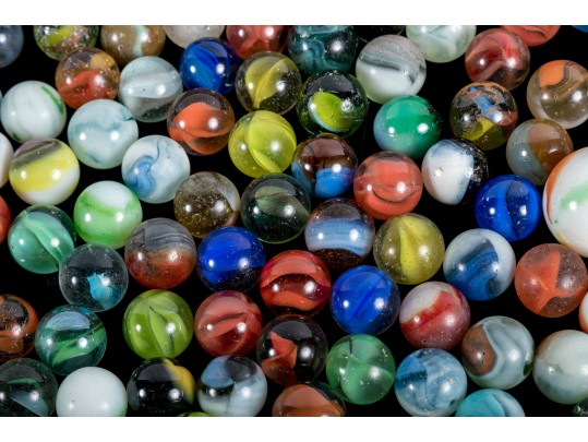 Collection Of Vintage Marbles