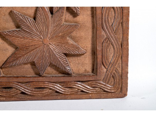 Beautiful African Carved Wood Wall Art