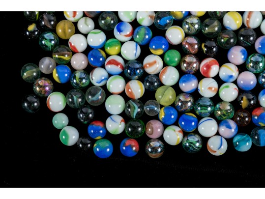 Collection Of Vintage Marbles