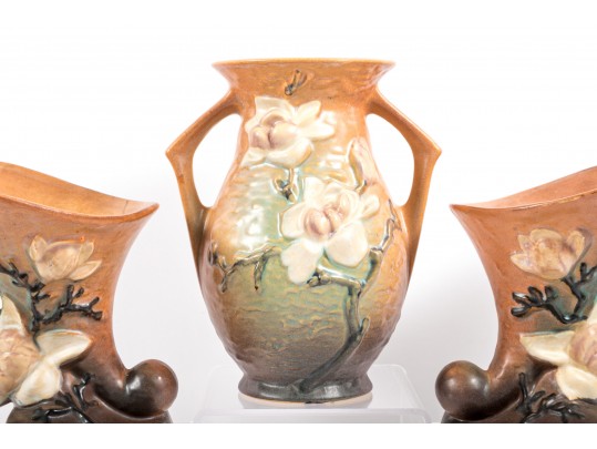 Roseville Pottery 184 And 90 Ceramic Vases