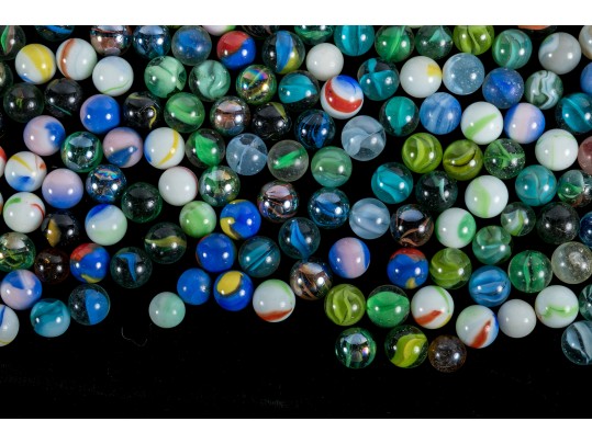 Collection Of Vintage Marbles