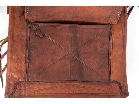 Hand-Crafted Leather Tribal Moroccan Tuareg Bag