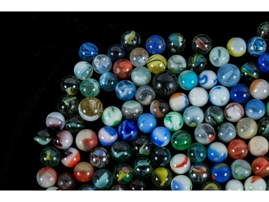 Collection Of Vintage Marbles