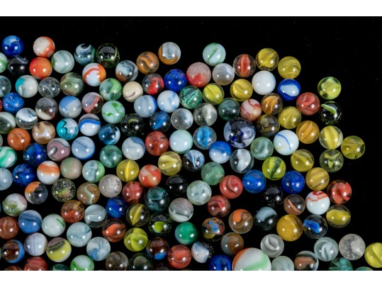 Collection Of Vintage Marbles