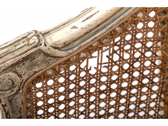 Beautifully Aged Louis XV Caned Desk Chair