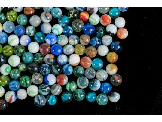 Collection Of Vintage Marbles
