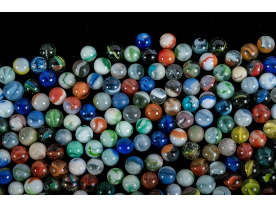 Collection Of Vintage Marbles