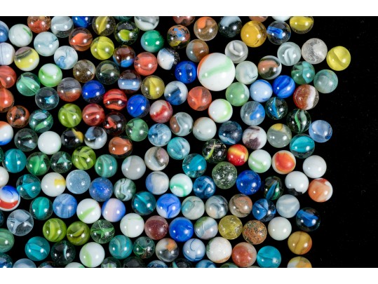 Collection Of Vintage Marbles