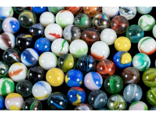 Collection Of Vintage Marbles