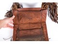 Hand-Crafted Leather Tribal Moroccan Tuareg Bag