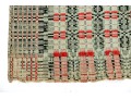 19th Century American Overshot Coverlet