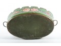 Tole Metal Oval Vessel