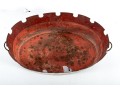 Tole Metal Oval Vessel