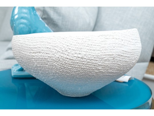 Zodax White Ceramic Bowl