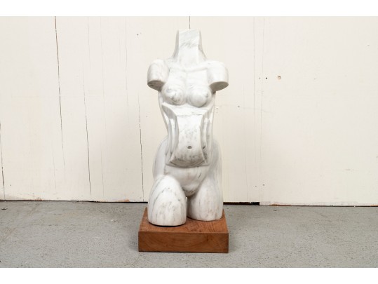 Marble Torso Of A Female Nude