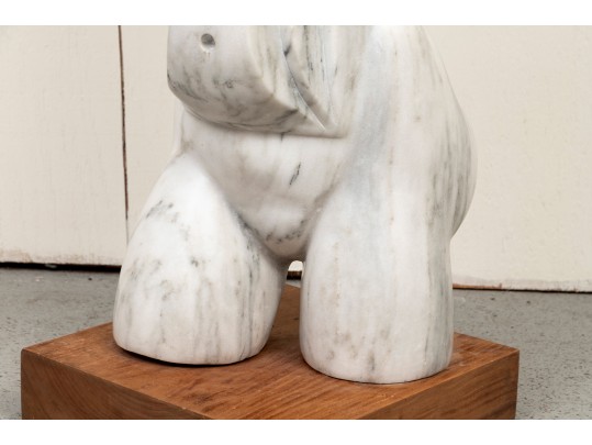 Marble Torso Of A Female Nude