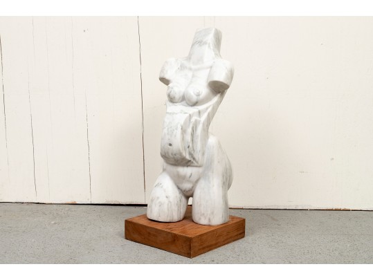 Marble Torso Of A Female Nude