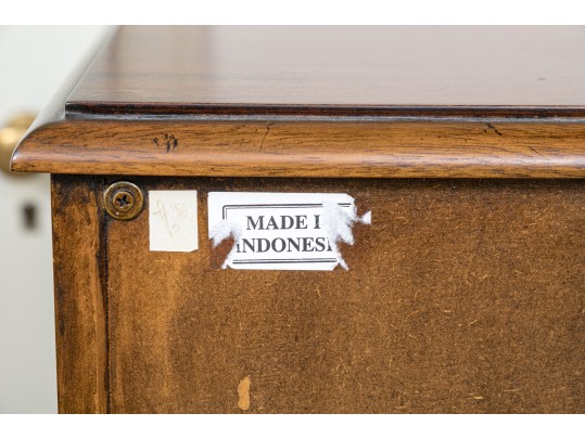 A Contemporary Traditional Mahogany Jewelry Cabinet