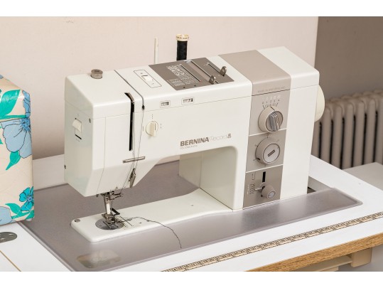 Sewing Room: Sewing Cabinets, Mirror And Bernina 930