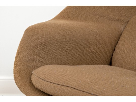 A Knoll International Inc Womb Chair With Ottoman
