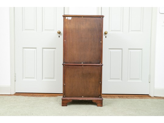 A Contemporary Traditional Mahogany Jewelry Cabinet