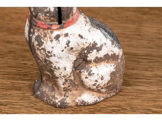 Four Antique Cast Iron Animal Still Banks