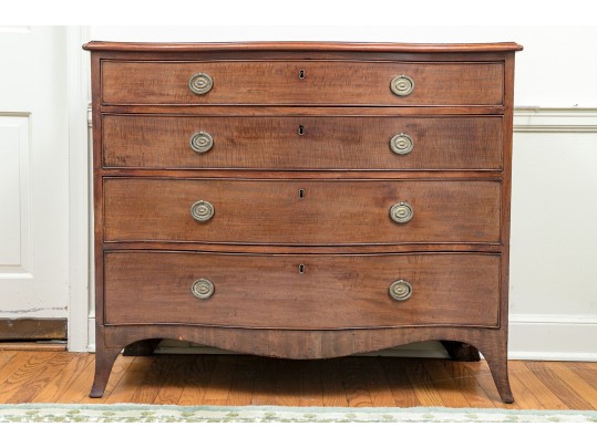 A George III Mahogany Serpentine Dresser