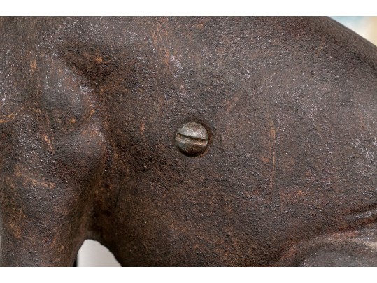 Antique Cast Iron Pig Figural Still Bank