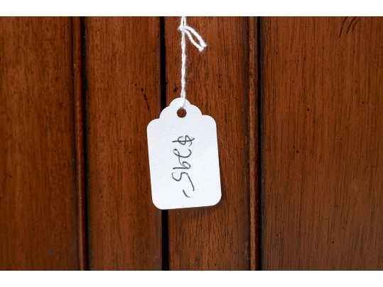 A Contemporary Traditional Mahogany Jewelry Cabinet