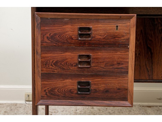 A Mid Century Modern Rosewood Executive Desk