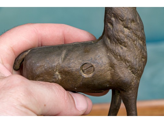 Four Antique Cast Iron Animal Still Banks