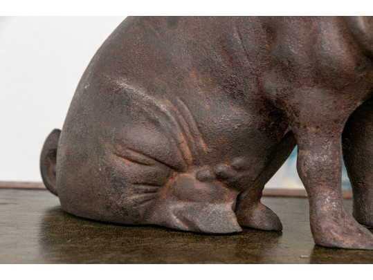 Antique Cast Iron Pig Figural Still Bank