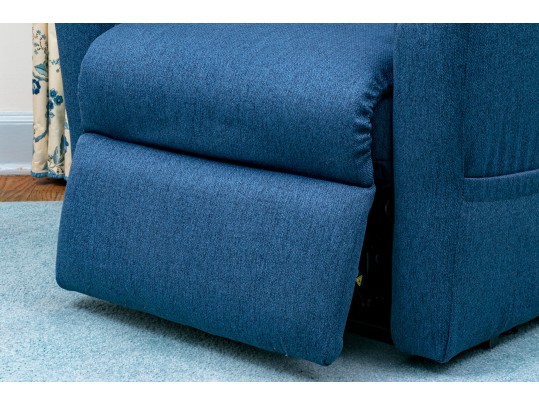 A Blue Upholstered Lift Chair